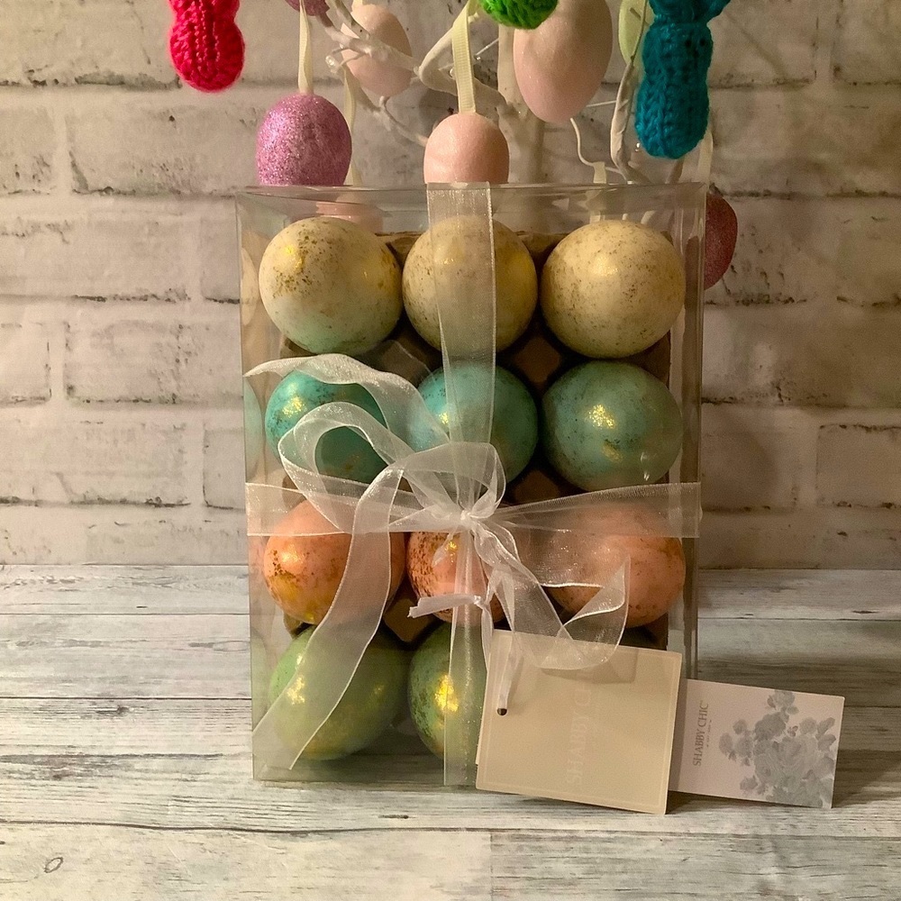 Shabby Chic Faux Easter Eggs
